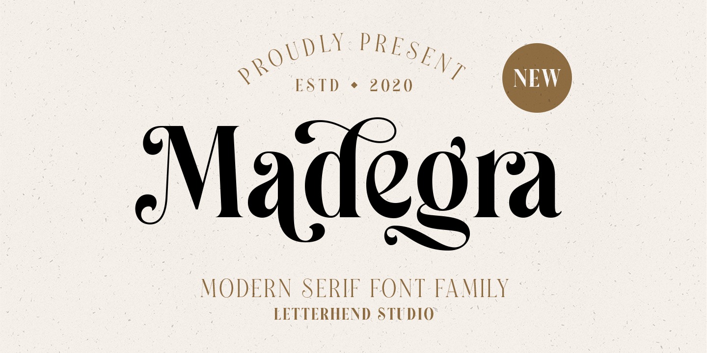 Beispiel einer Madegra Extra Black-Schriftart